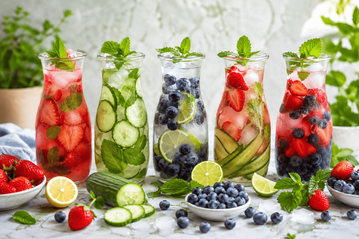 5 zdravých osviežujúcich limonád, ktoré vás hydratujú počas horúcich dní