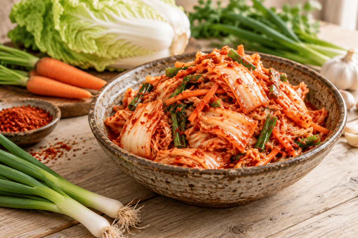 Domáce kimchi zo slovenskej zeleniny