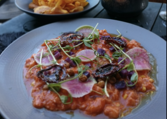 Paradajkové carpaccio zo cherry paradajok