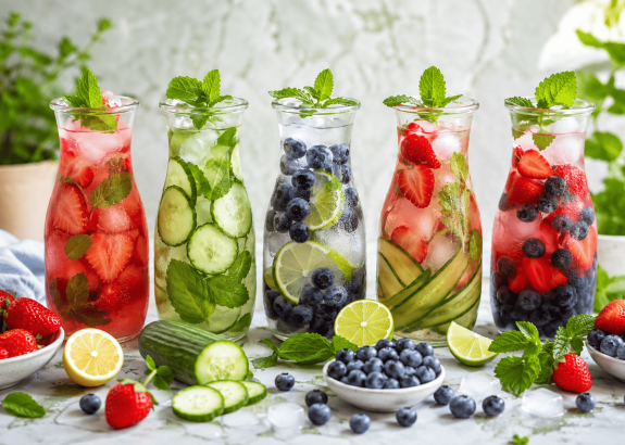 5 zdravých osviežujúcich limonád, ktoré vás hydratujú počas horúcich dní